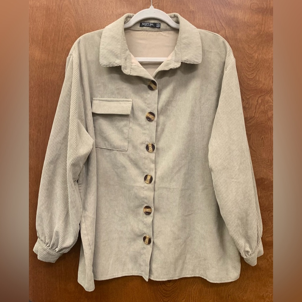 Nasty Gal Corduroy Shacket